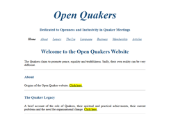 Link to Open Quakers website